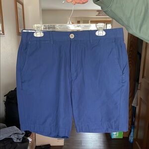 Zara Man Navy Blue Dress Shorts, size 34, Comfy Casual Wear for Golf